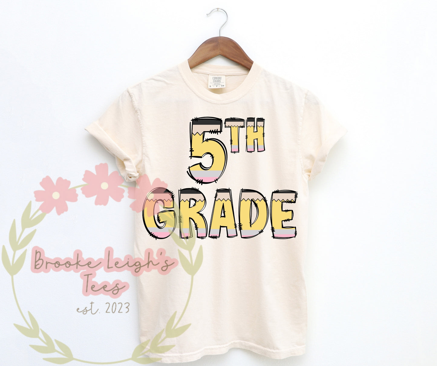 Fifth Grade Pencil Letters Adult
