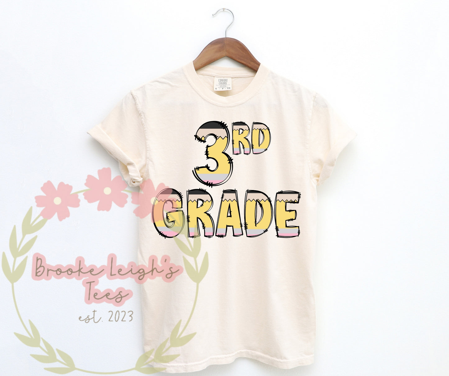 Third Grade Pencil Letters Adult