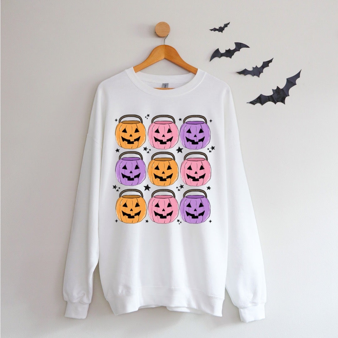 Candy Buckets Pinks, Purples, and Orange