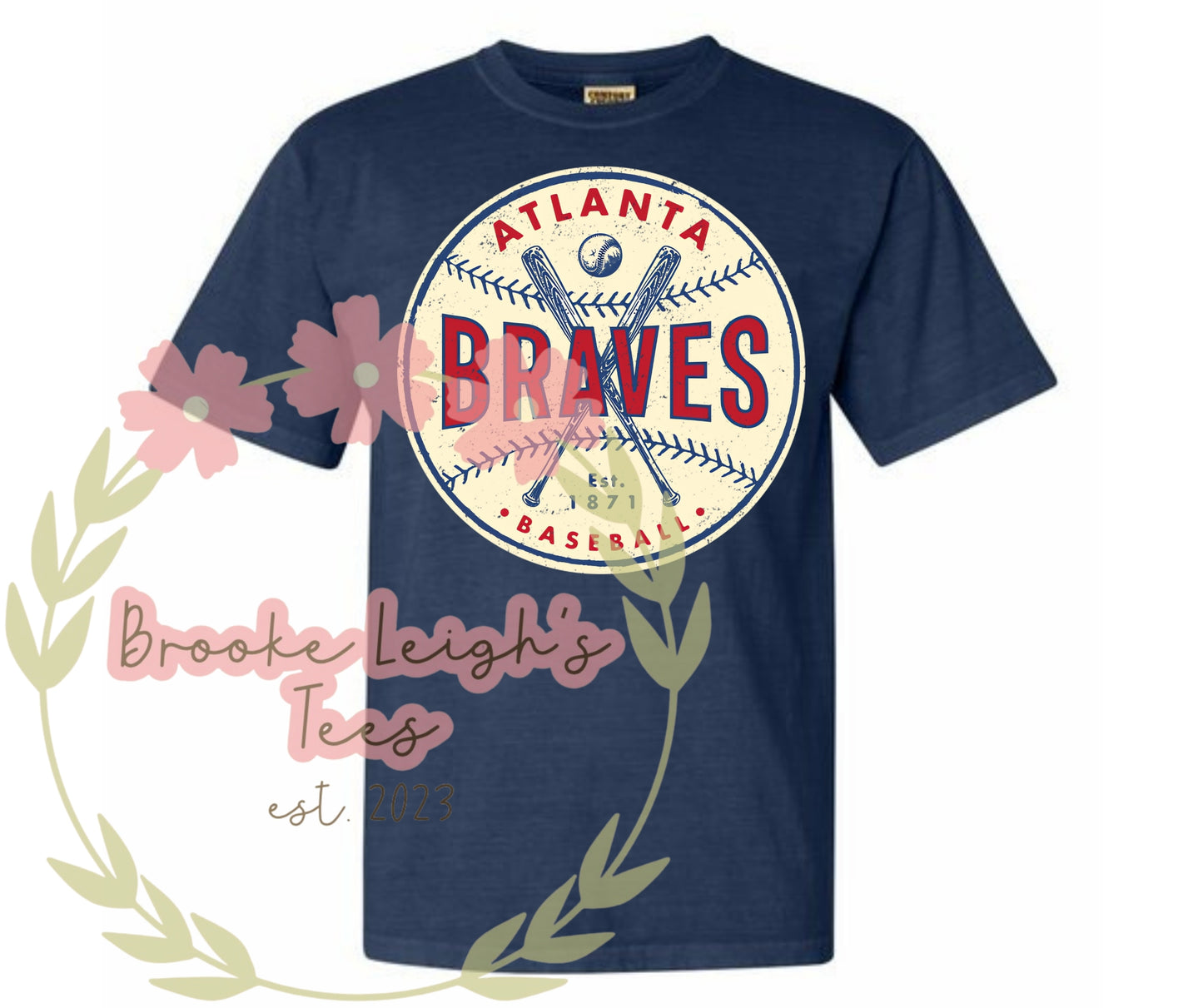 Vintage Atlanta Braves Baseball Adult