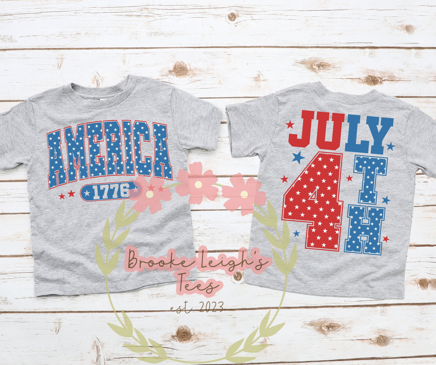 July 4th (front & back) Toddler