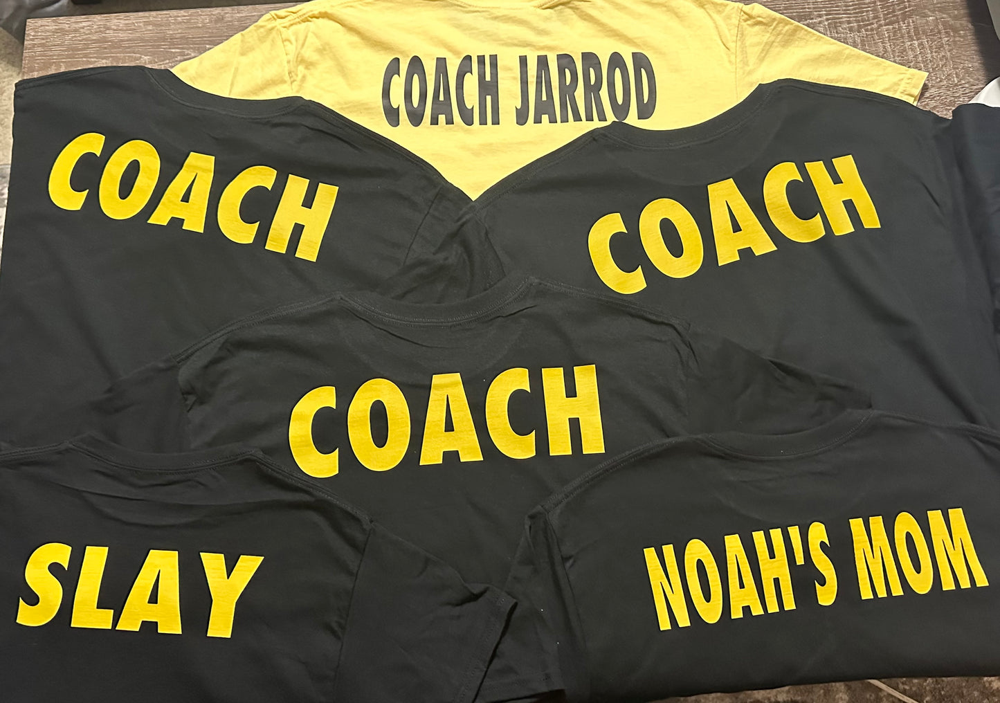 Queen Bee Logo with Bats (front & back) with Custom Back Adult