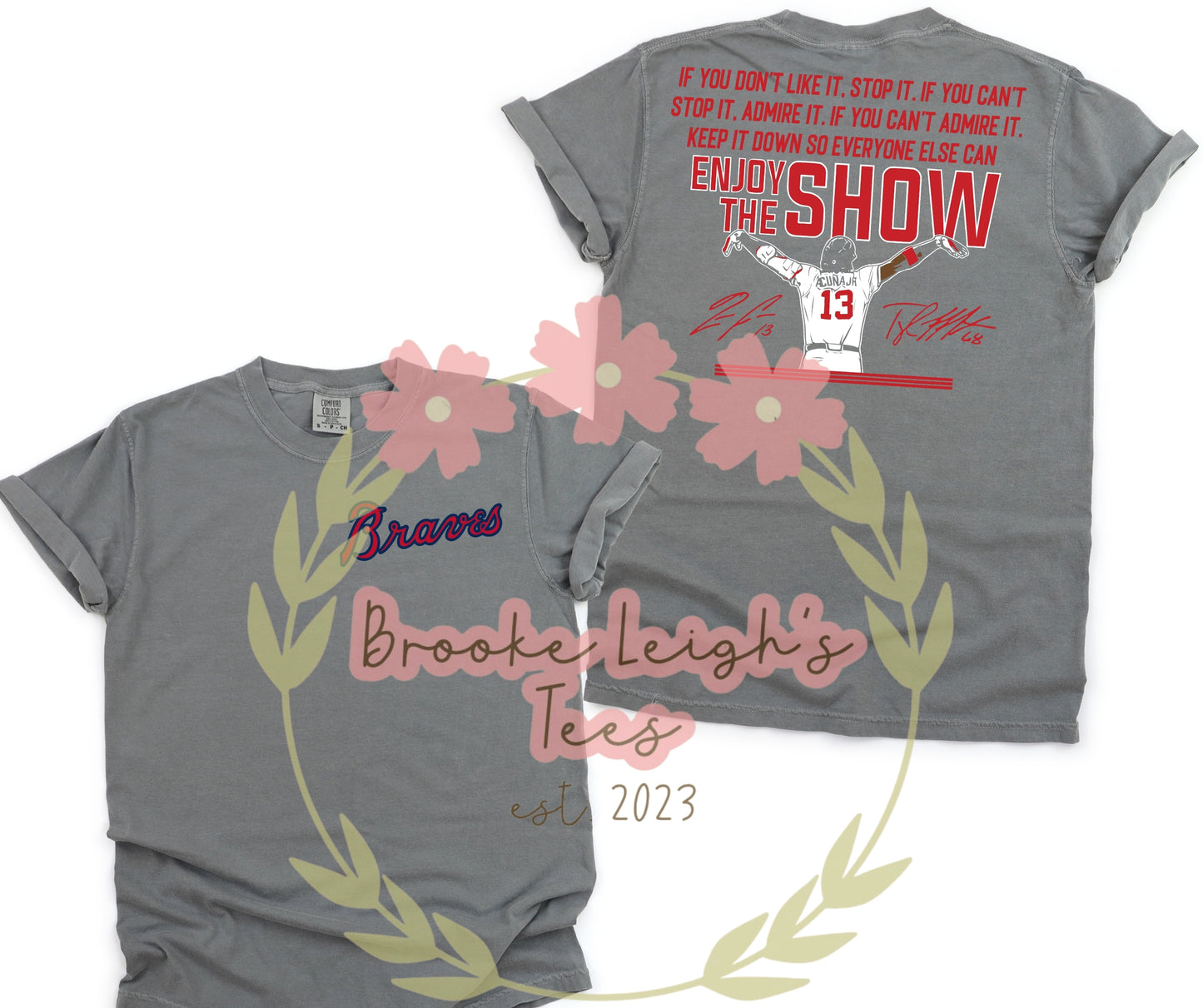 Acuna Enjoy the Show (front & back) Youth