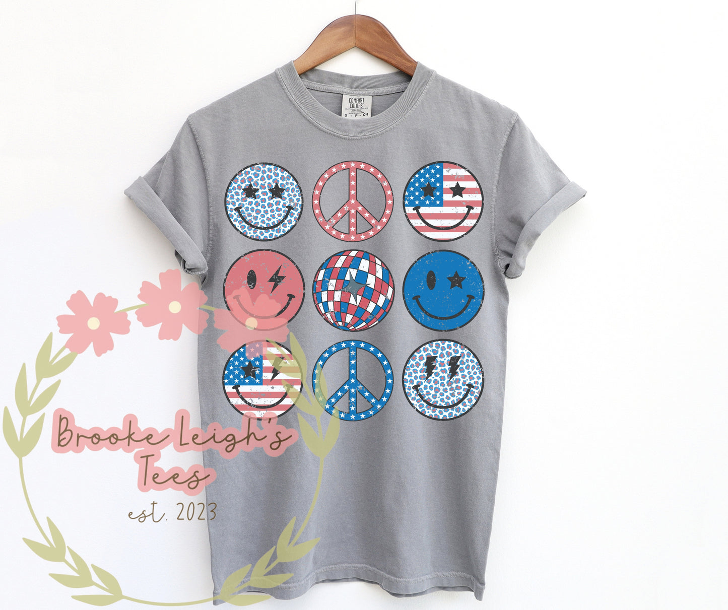 America Groovy Collage Adult