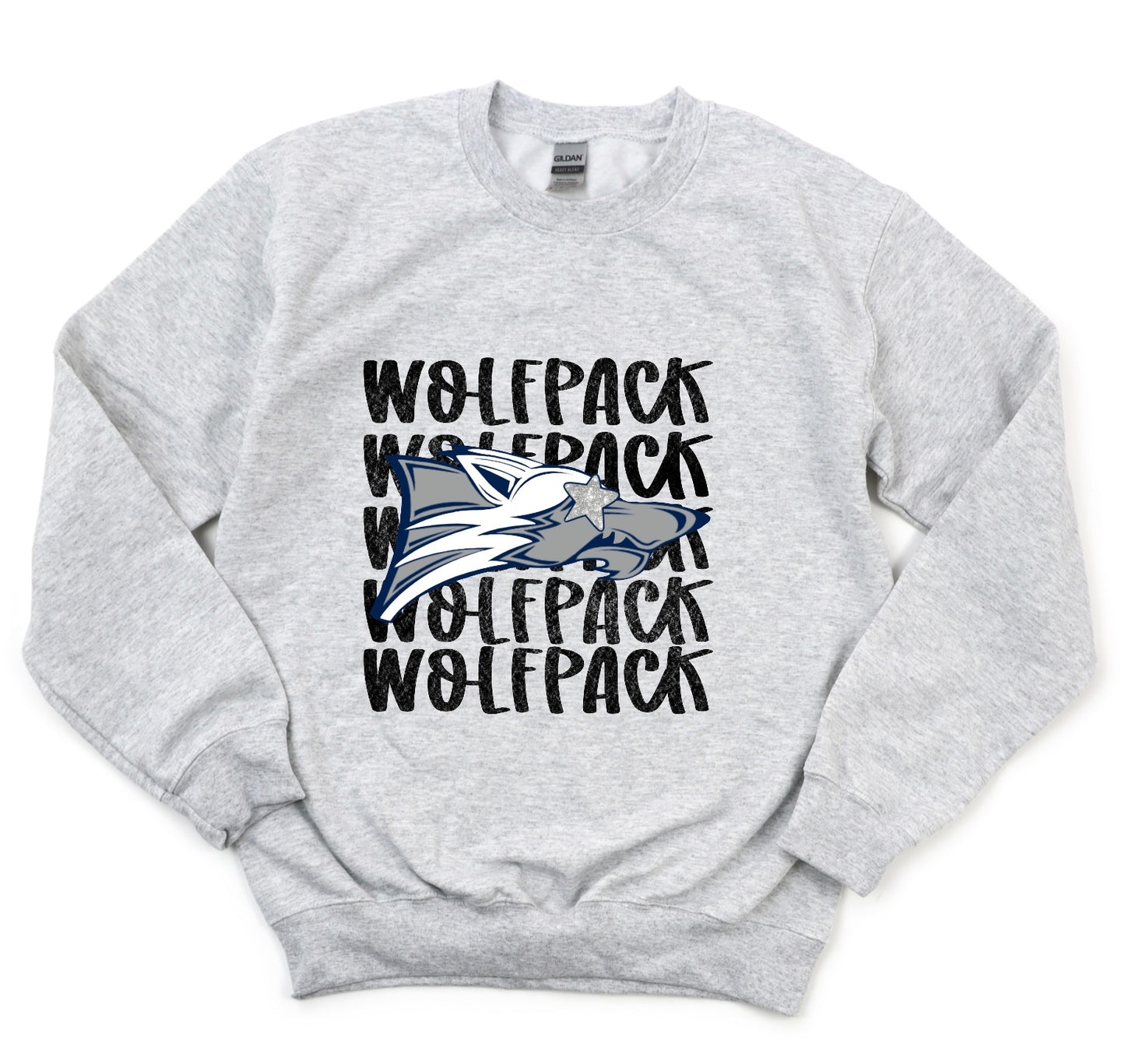 Youth Wolfpack Stacked x5