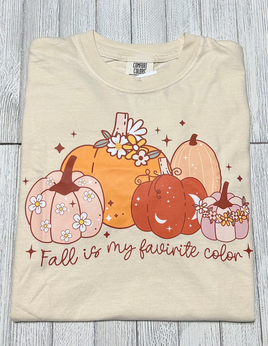 Small Fall Comfort Colors Tee