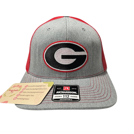 Men’s Georgia G Richardson Hat (red & gray)