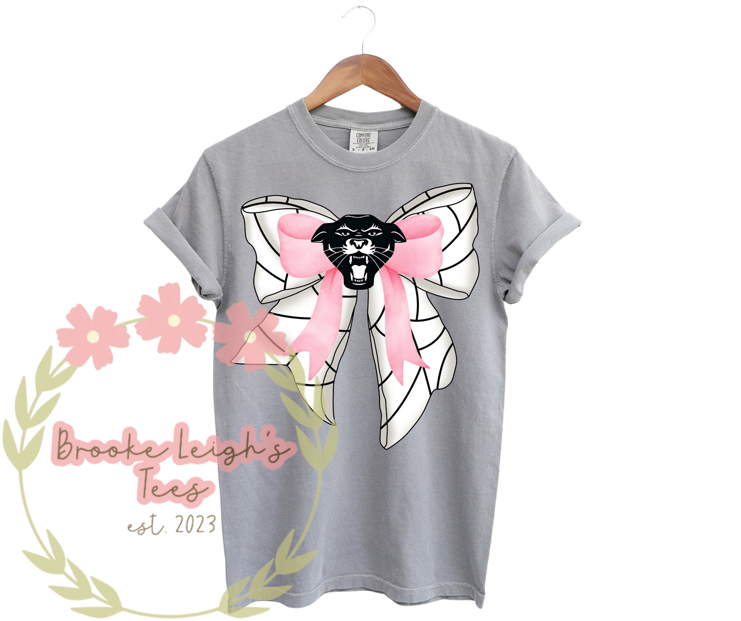 Panthers Coquette Bow Adult