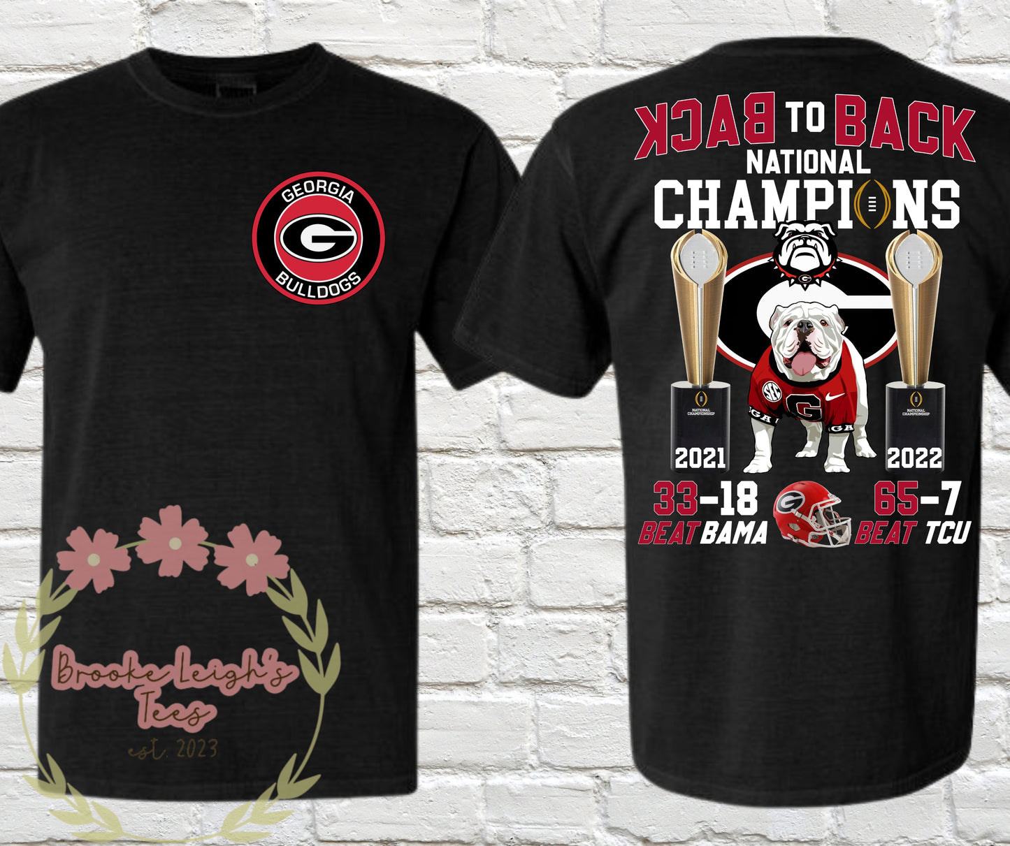 Back to Back Champs (front & back) Youth