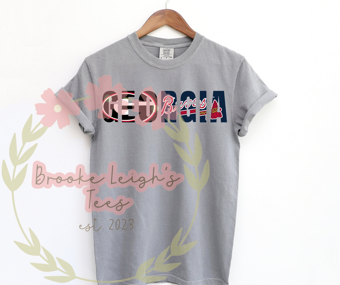 Braves & Georgia Letters Adult