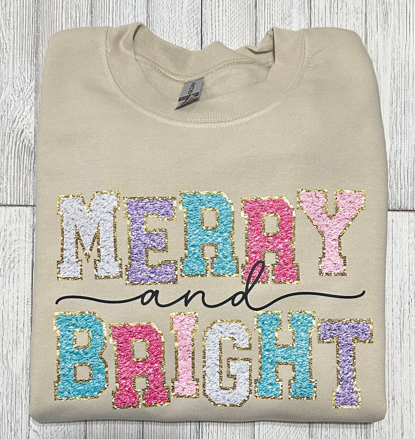 Merry and Bright Crewneck Small