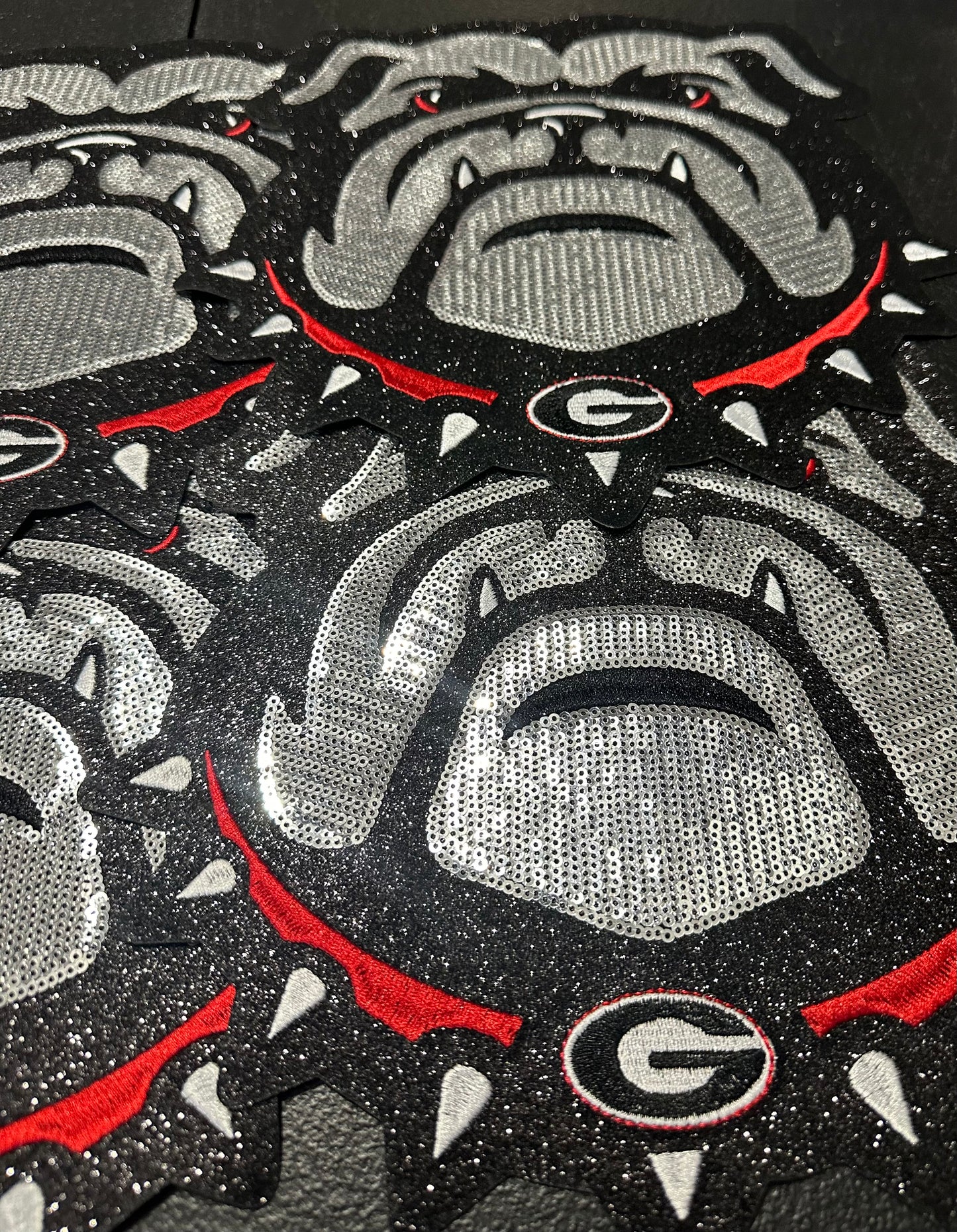 IMPERFECT Georgia Bulldog Sequin Patch