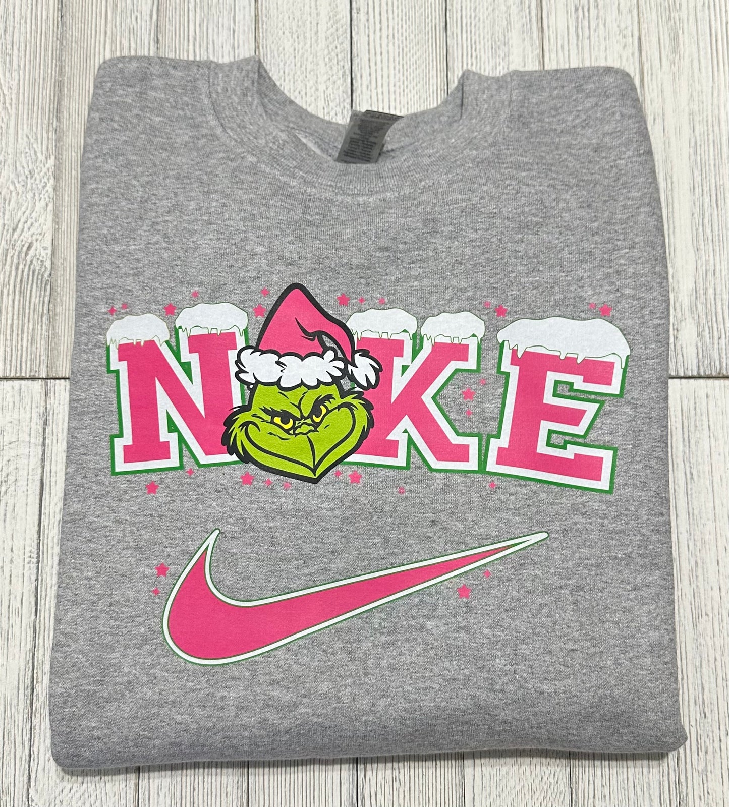 Pink Green Man Crewneck (youth & adult)