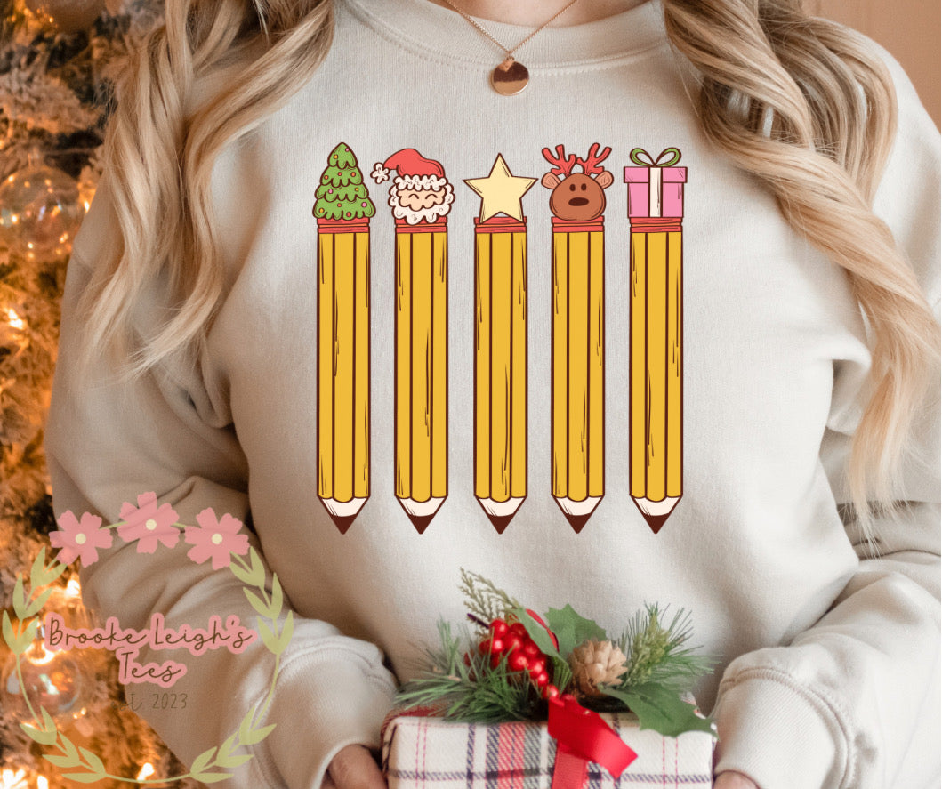 Christmas Pencils