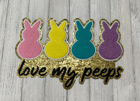 Love My Peeps 10” Patch