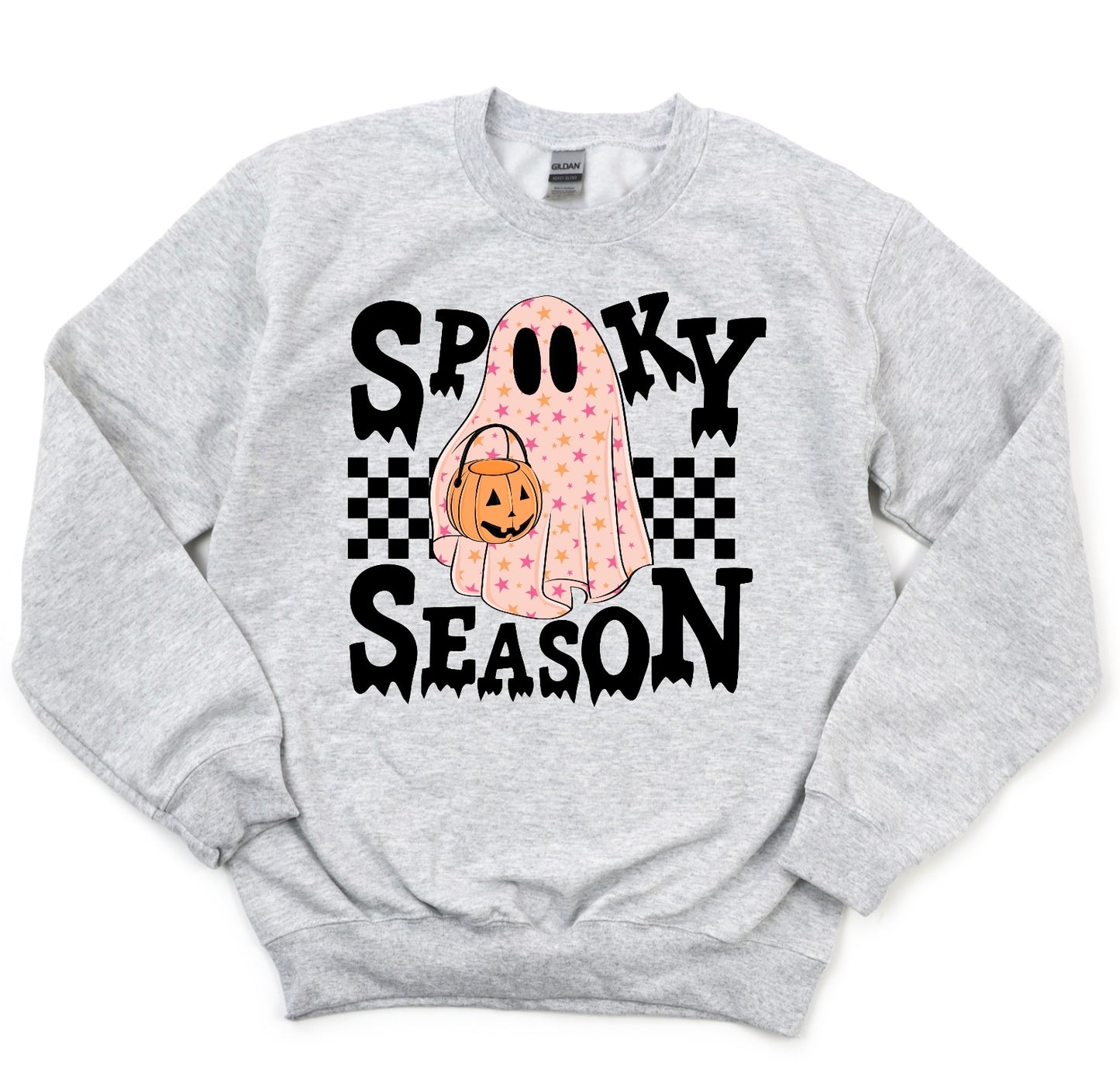 Youth Spooky Season - pink ghost