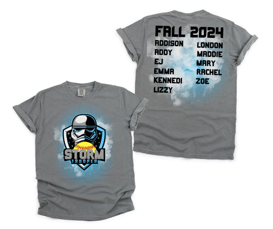 Fall 2024 Names with Smoke Effect (FULL front & back) Youth