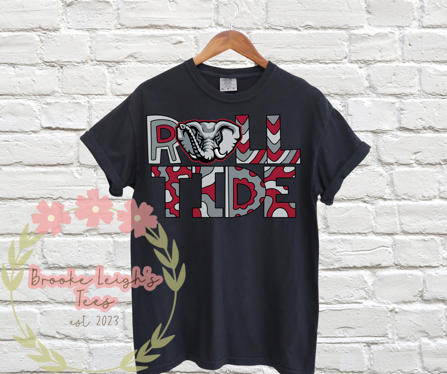 Roll Tide Doodles Adult