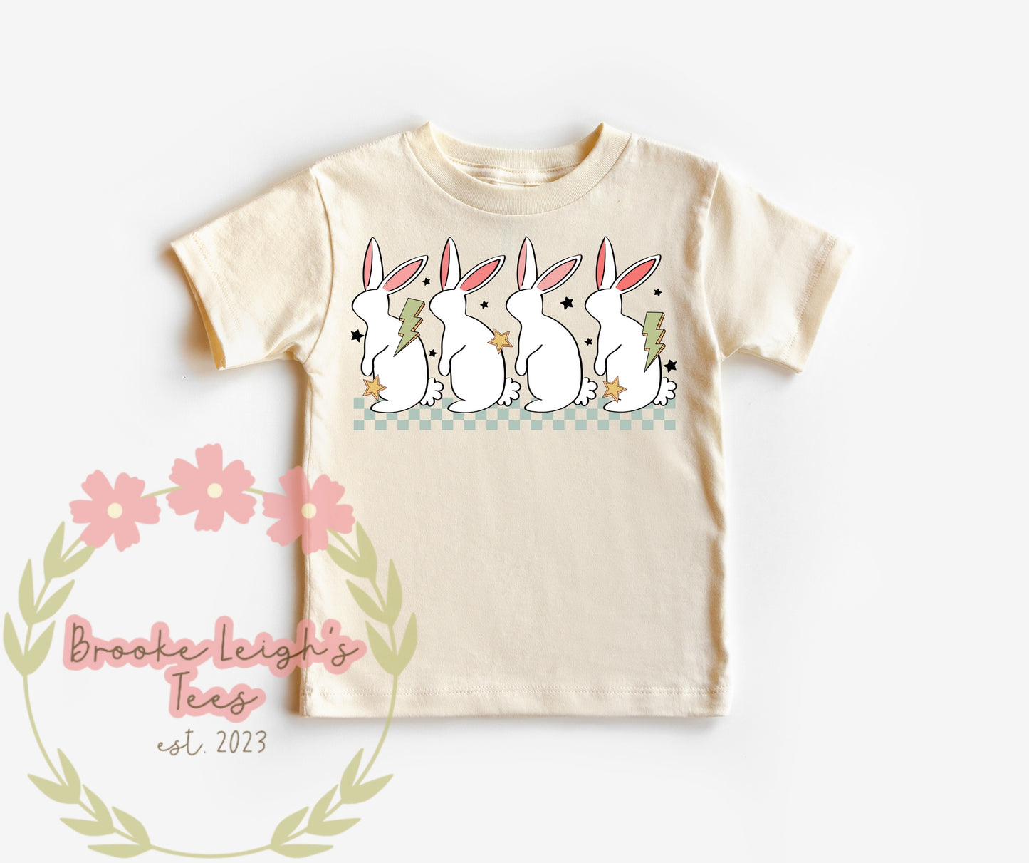 Retro Blue Bunnies Toddler