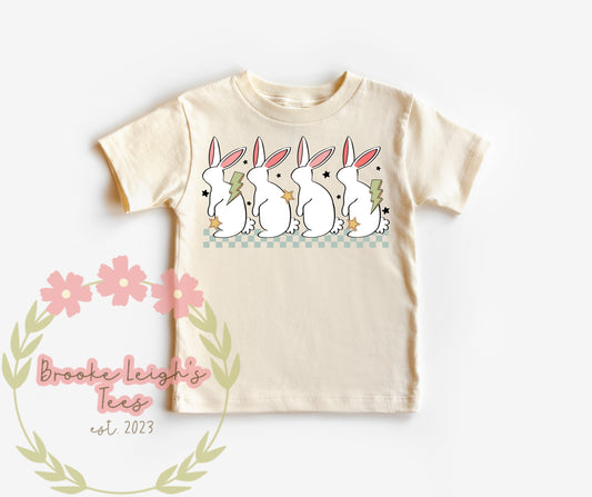 Retro Blue Bunnies Toddler