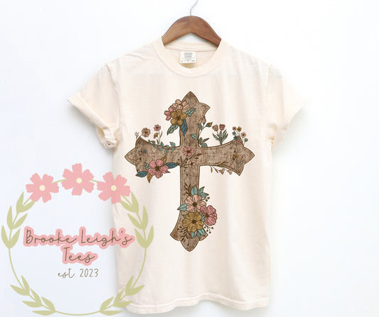 Floral Cross Youth