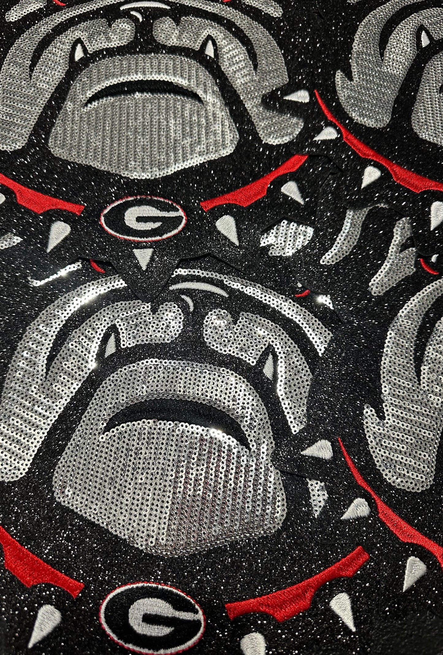 IMPERFECT Georgia Bulldog Sequin Patch