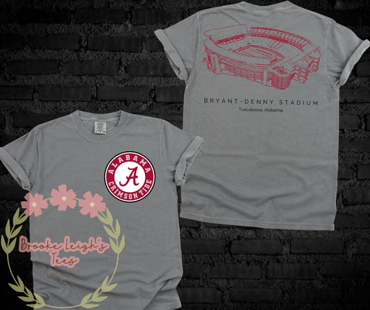 Bryant-Denny Stadium (front & back) Adult