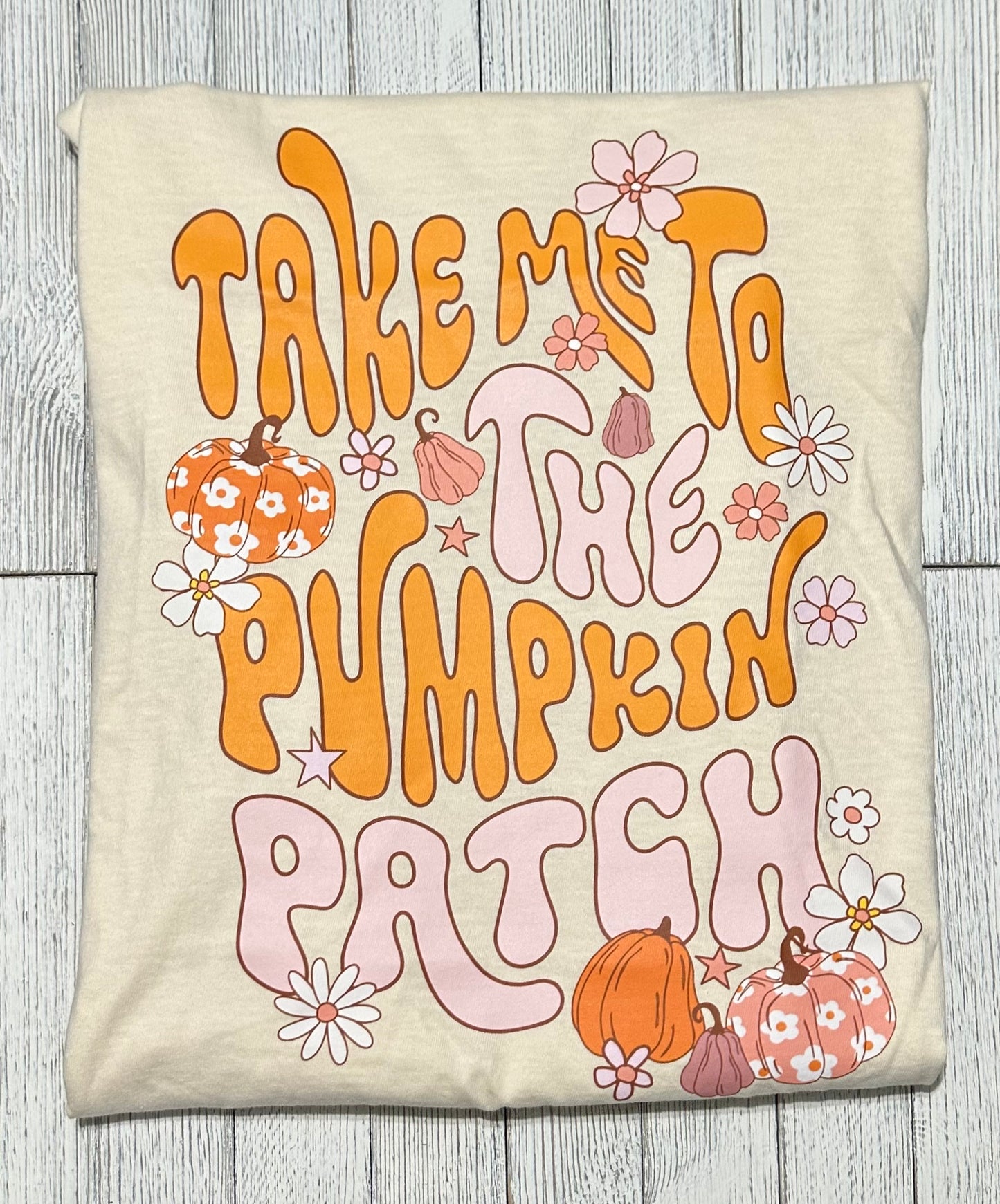 Small Pumpkin Patch Long Sleeve Tee