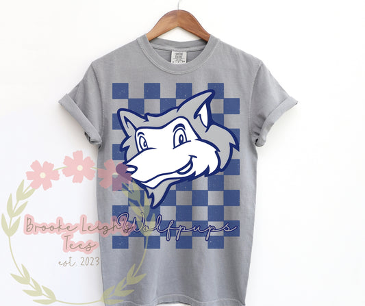Checkered Wolfpups Cursive Adult