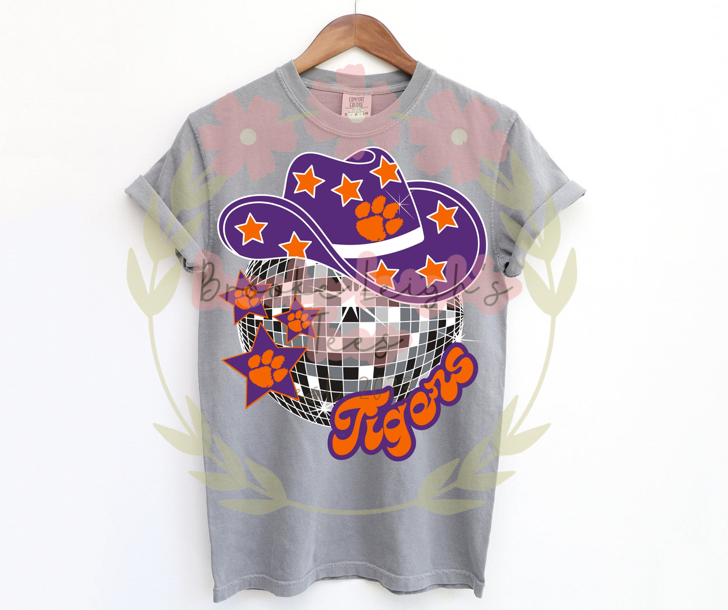 Clemson Tigers Disco DTF Transfer