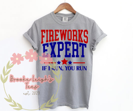 Fireworks Expert I run, you run Adult
