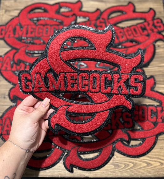 Gamecocks Chenille Patch 10”