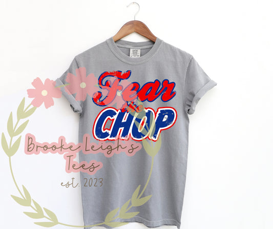 Fear the Chop Distressed Adult