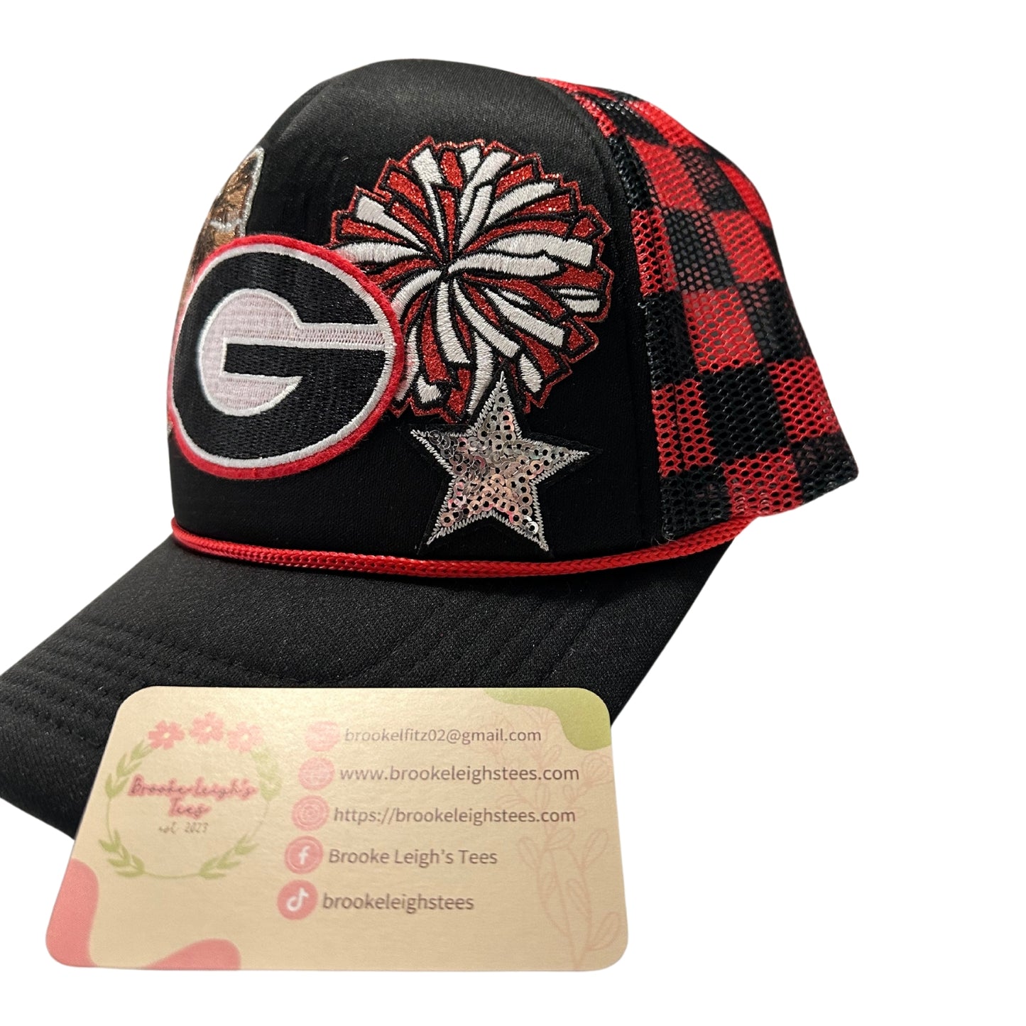 Georgia G Check Trucker Hat