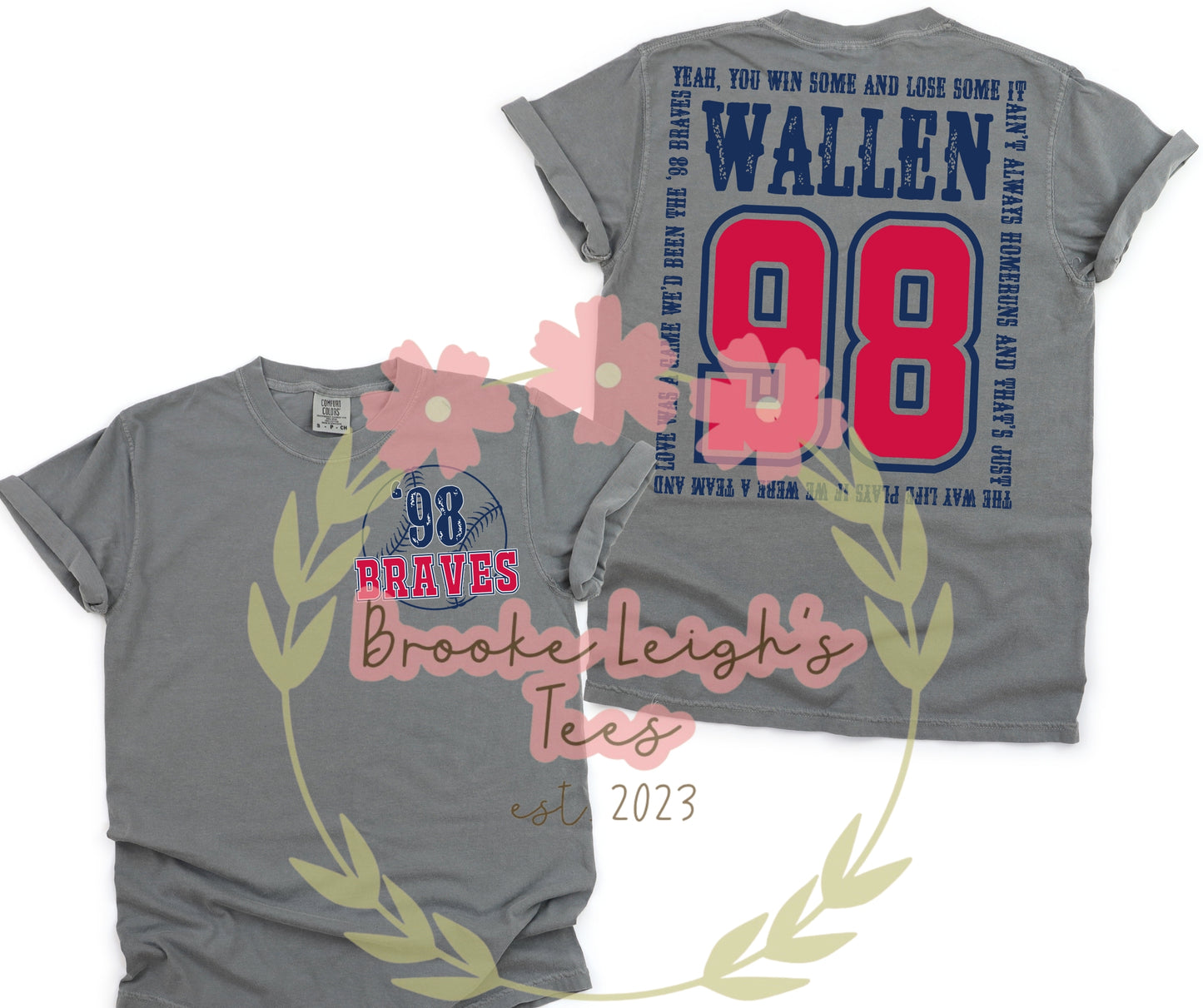 Wallen 98 Lyrics (front & back) Adult