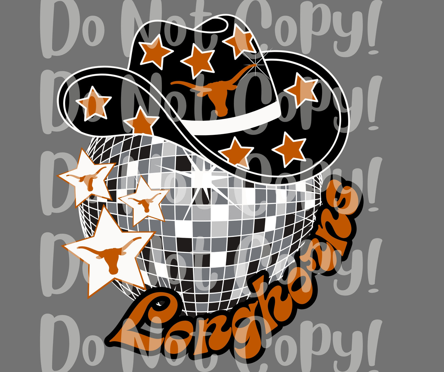 Longhorns Disco PNG