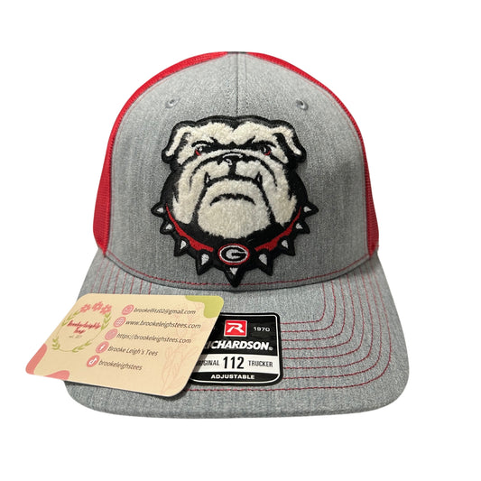 Men’s Bulldog Richardson Hat (red & gray)