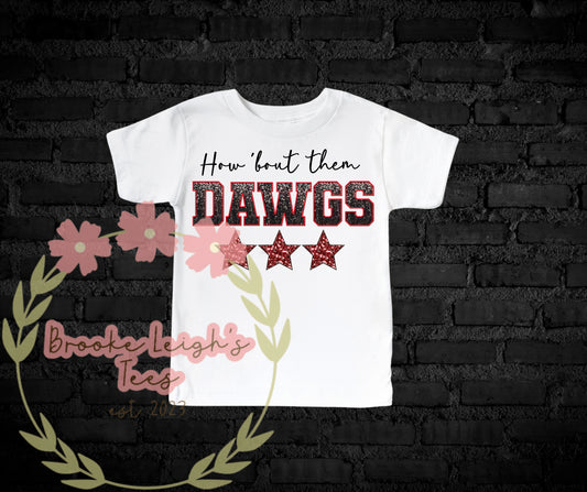 How bout Them Dawgs Faux Glitter Infant/Toddler