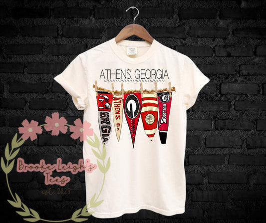 Athens Georgia Pendant Flags Adult