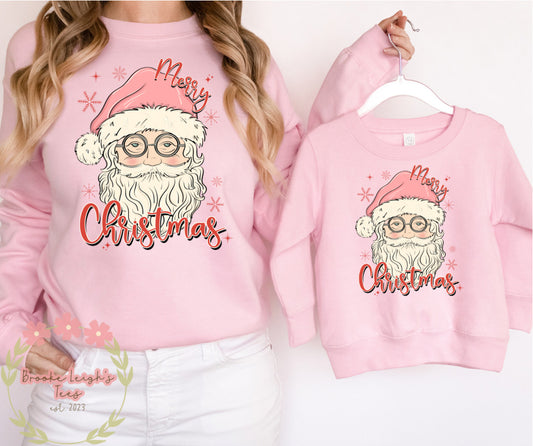 Merry Christmas With Santa Pink Edition