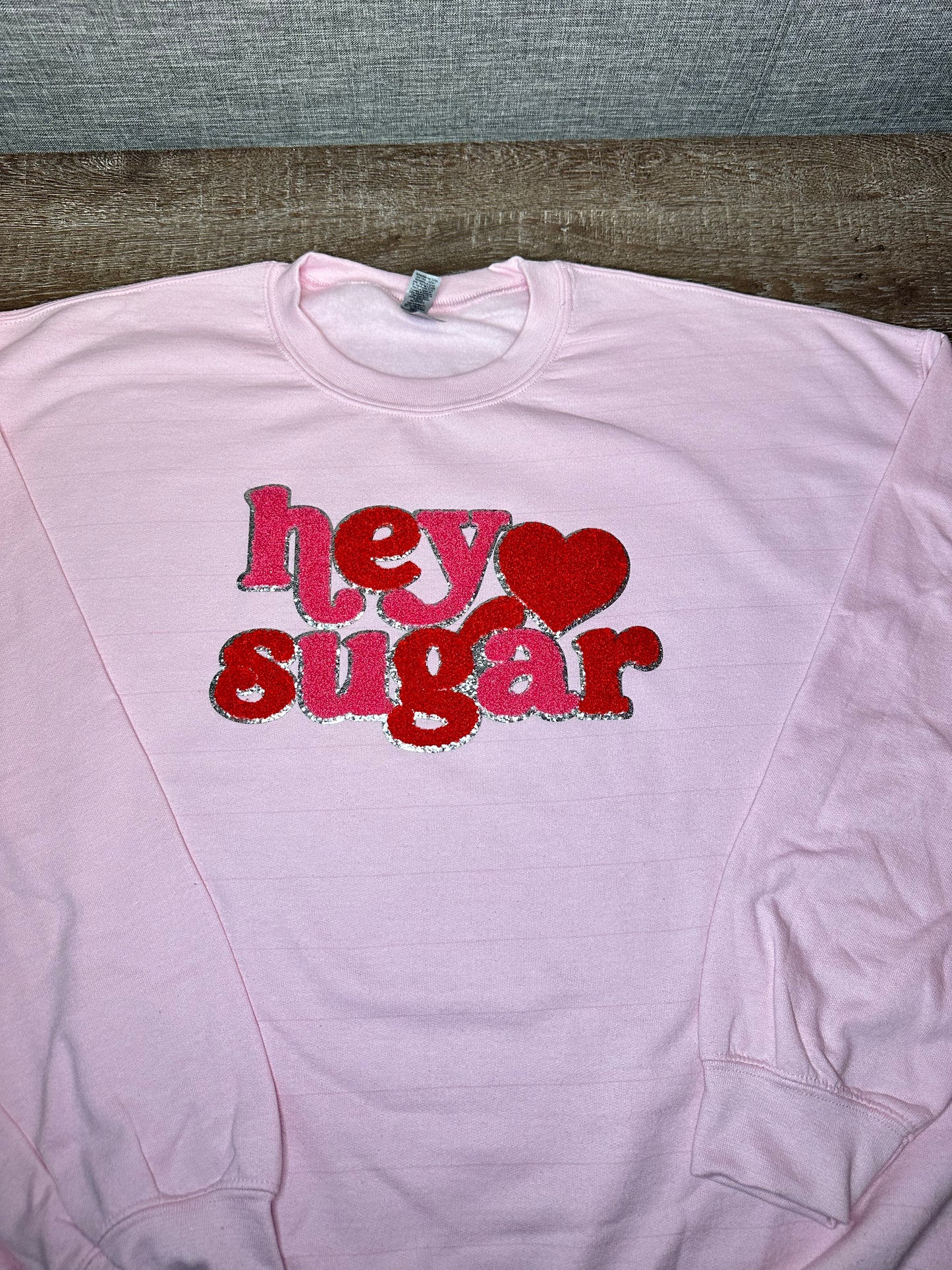 Hey Sugar Chenille Crewneck