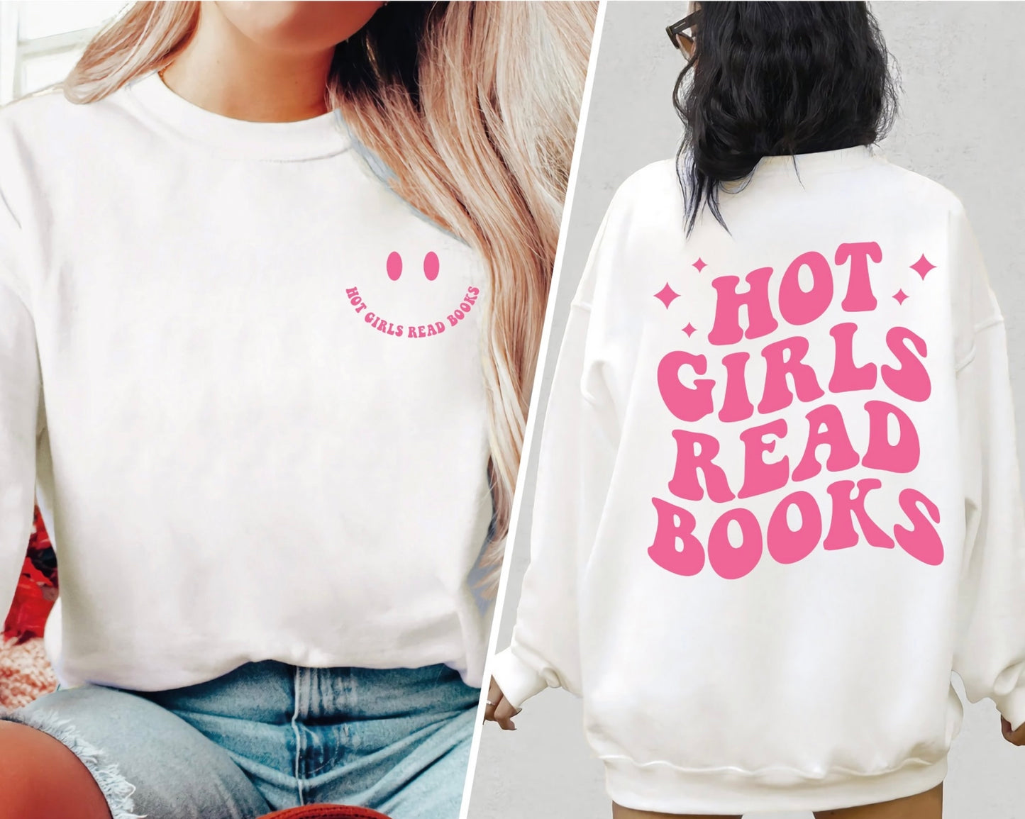 Hot Girls Read Books (front & back)