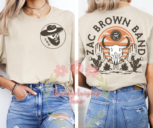 Zac Brown Band (front & back)