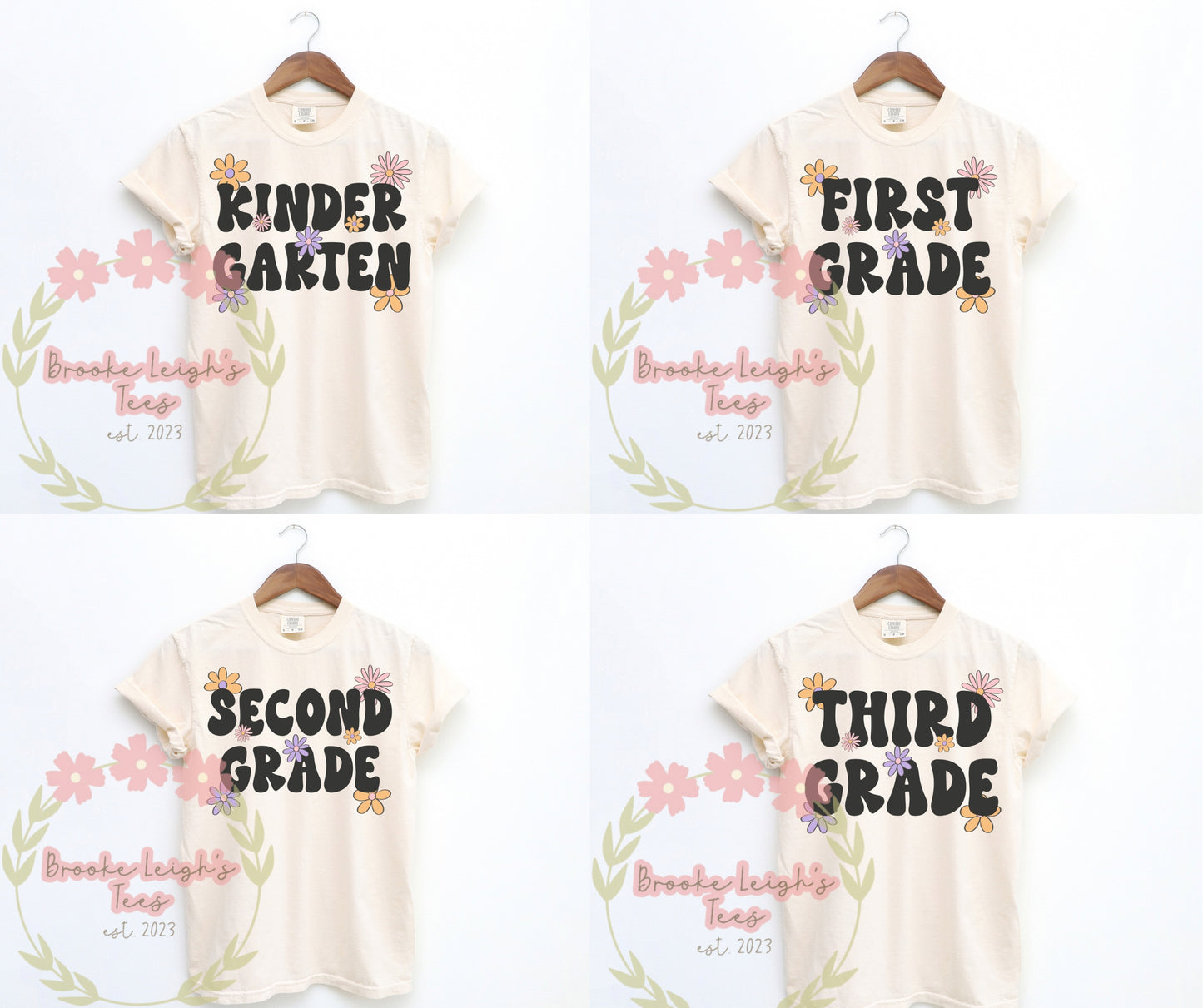 Kindergarten - Fifth Grade Floral Adult