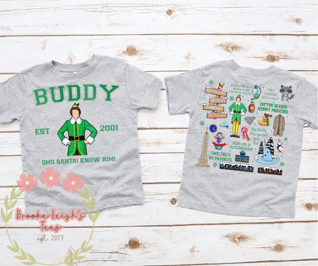 OMG SANTA! I KNOW HIM! (front & back)