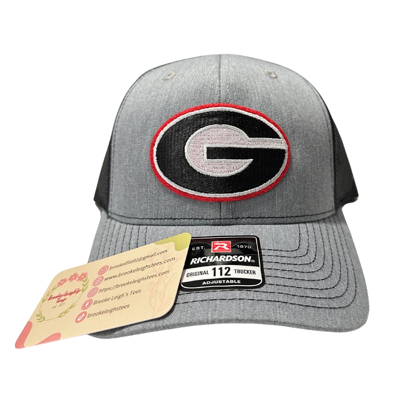 Men’s Georgia G Richardson Hat (black & gray)