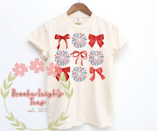 Coquette Bows & Fireworks Adult