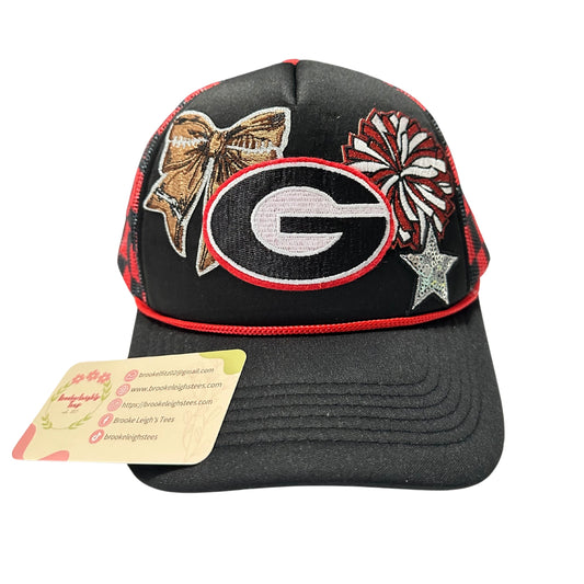 Georgia G Check Trucker Hat