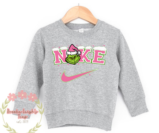 Swoosh Grinch Pink & Green