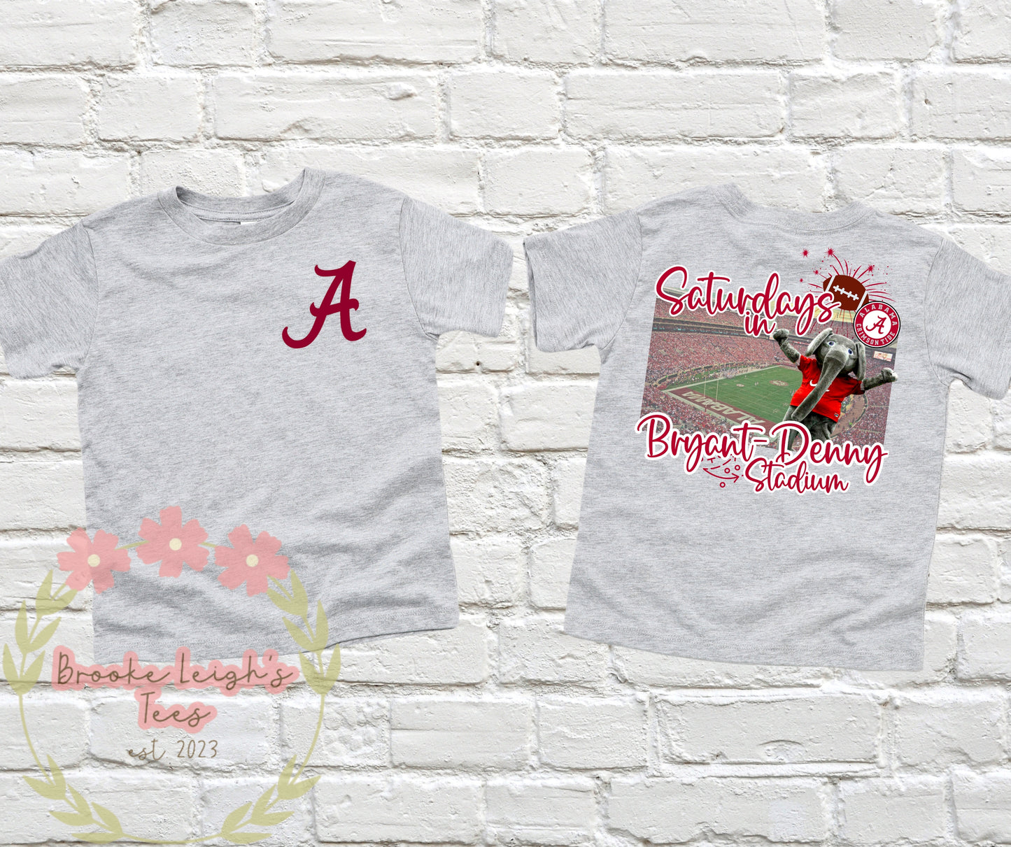 Saturdays in Bryant Denny Stadium (front & back) Infant/Toddler